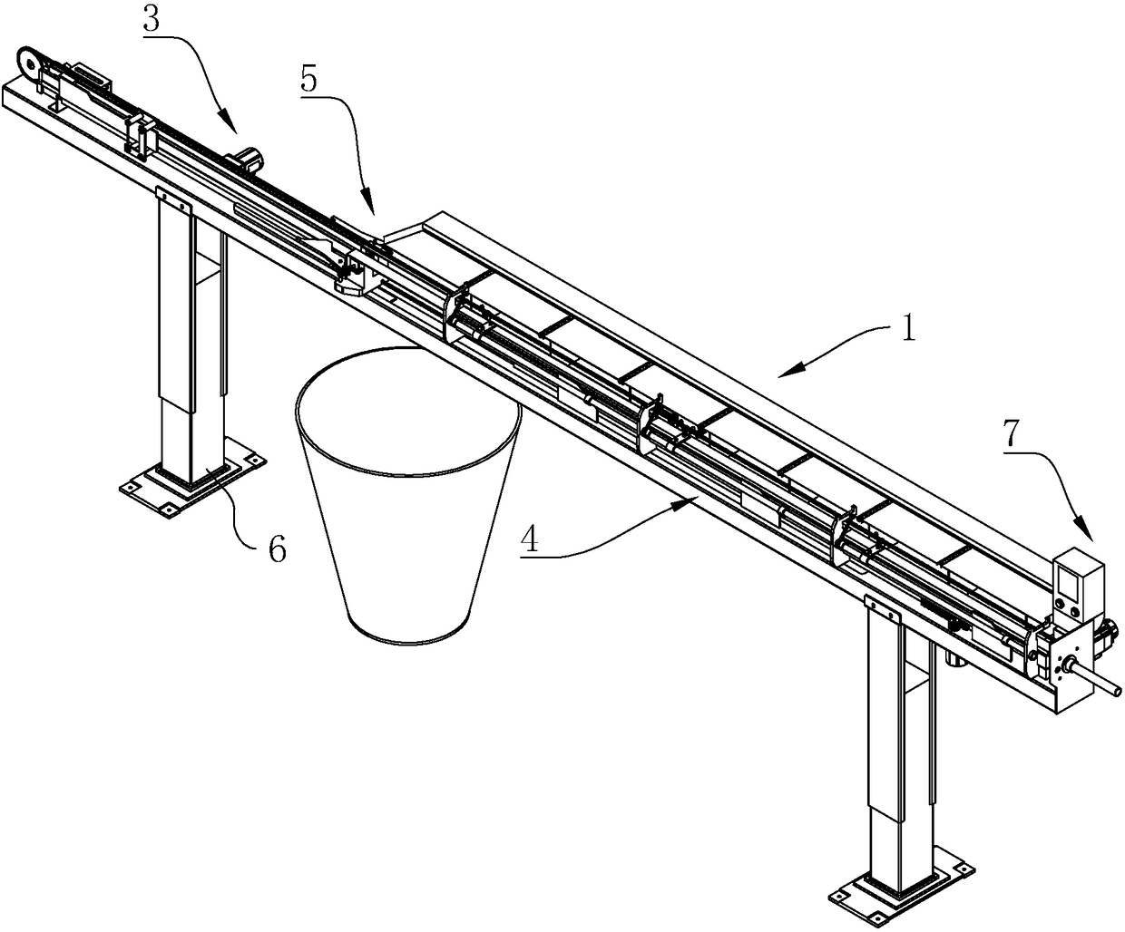 Lathe automatic feeding machine