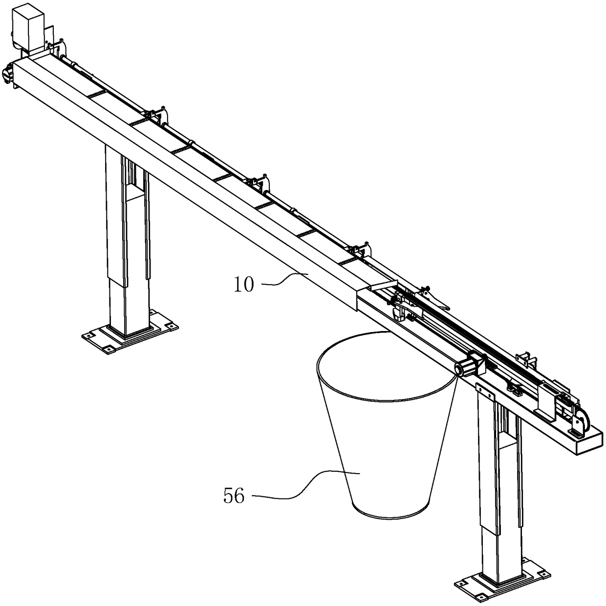 Lathe automatic feeding machine