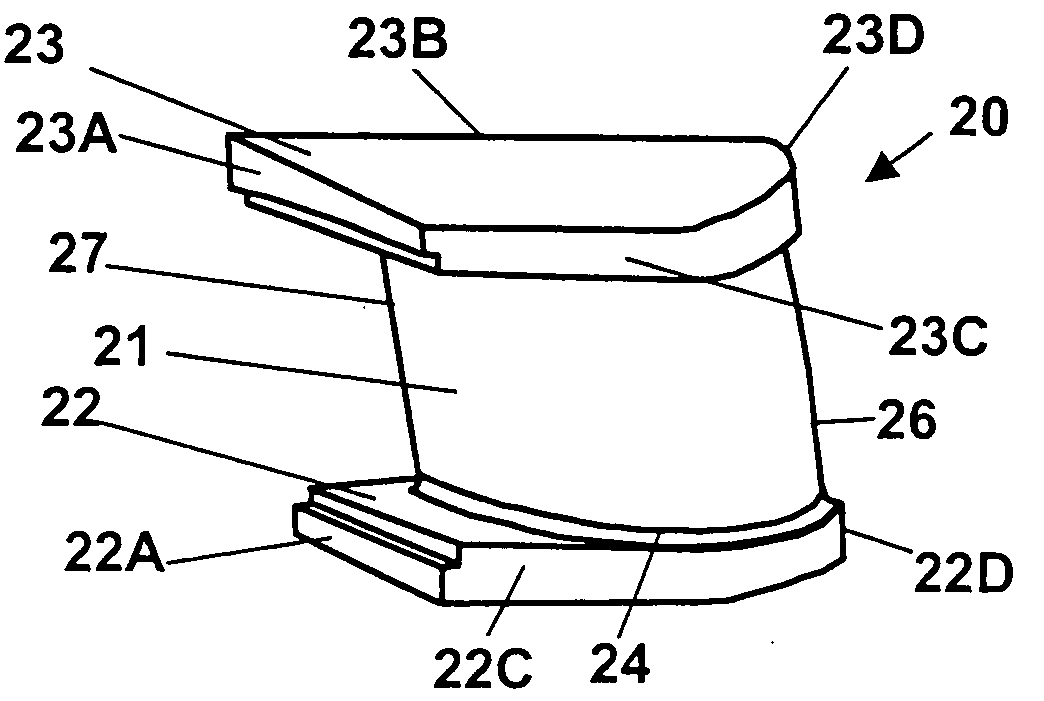 Turbine blade and diaphragm construction