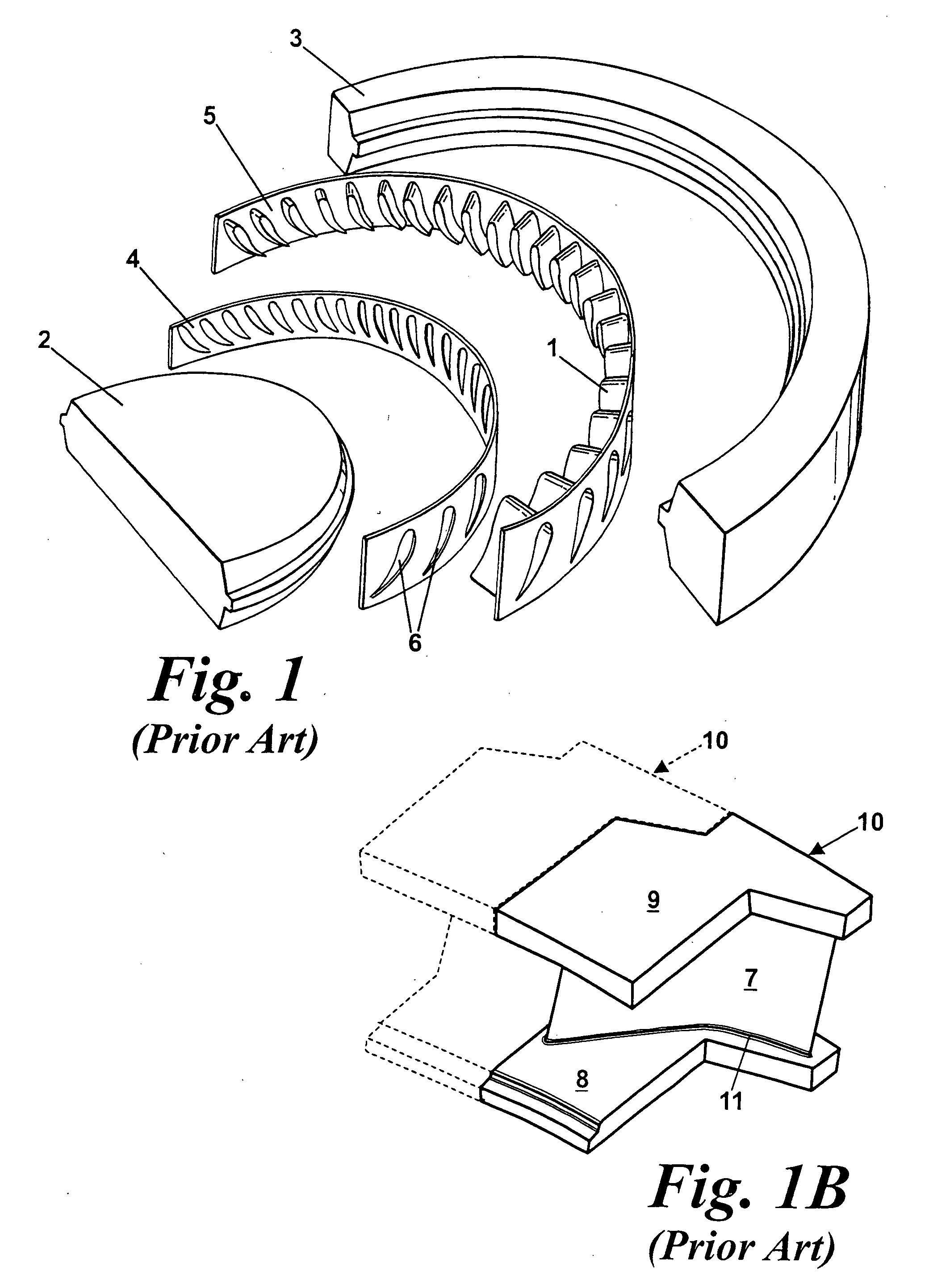 Turbine blade and diaphragm construction