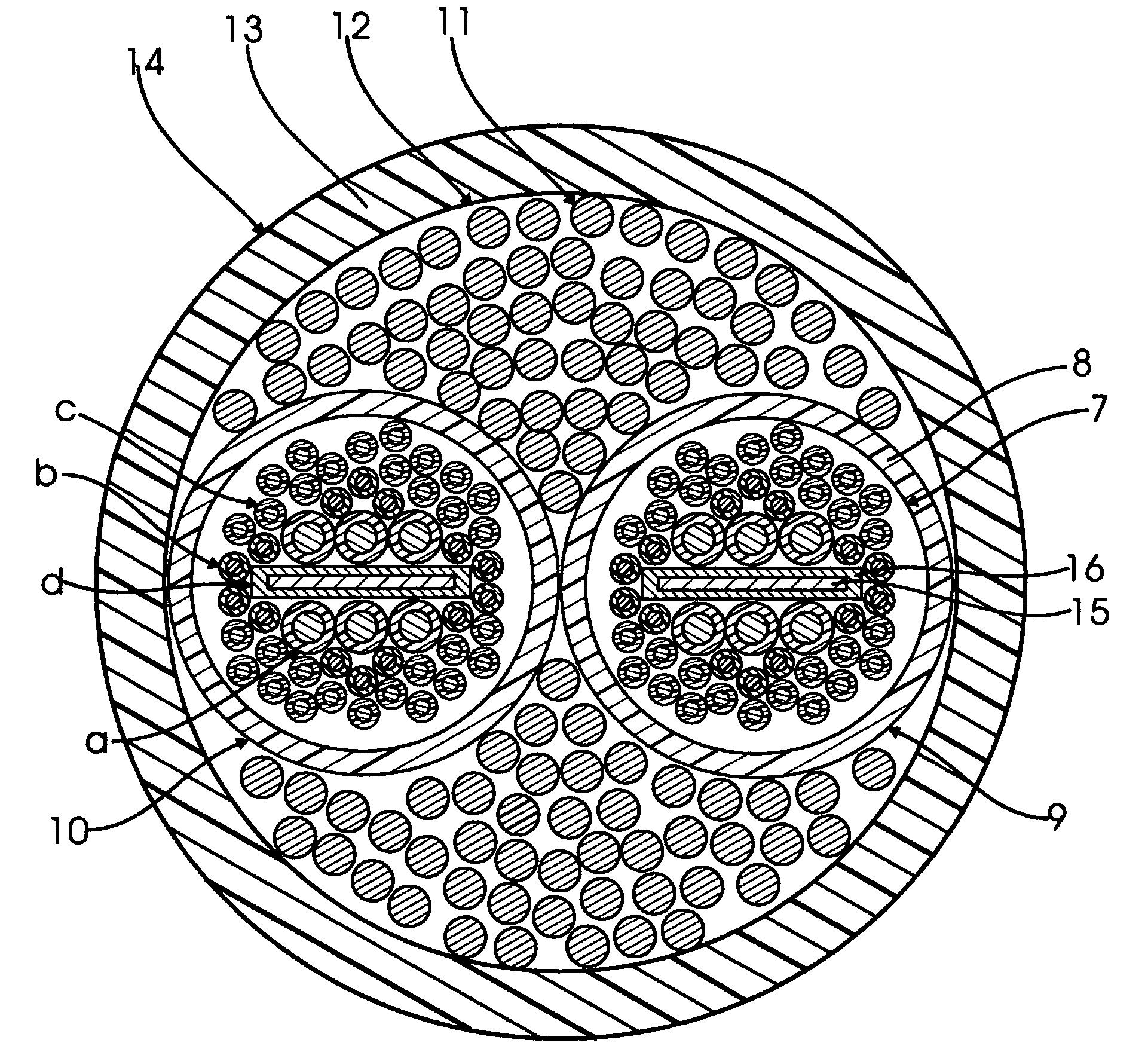 Structure of audio signal cable