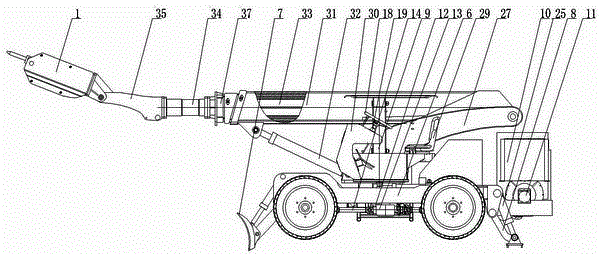 roadway cleaning machine