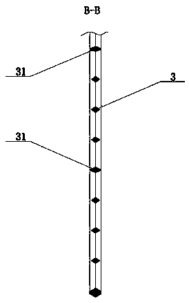 Lead-acid storage battery curved plate gate structure