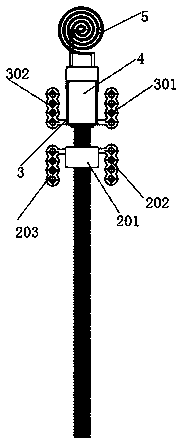 Built-in electromagnetic remote control jawbone distraction ossification distractor and operating method