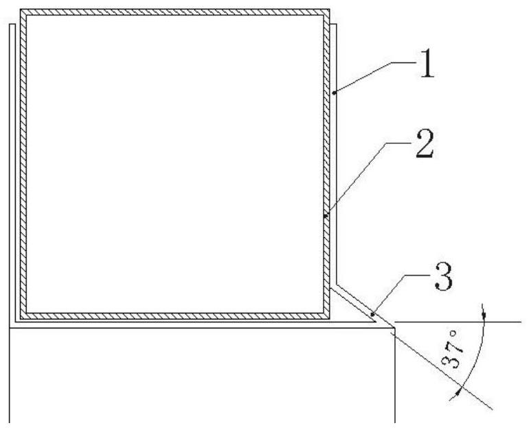 Butt joint method for sealing flanges of door frame of stainless steel sealing door