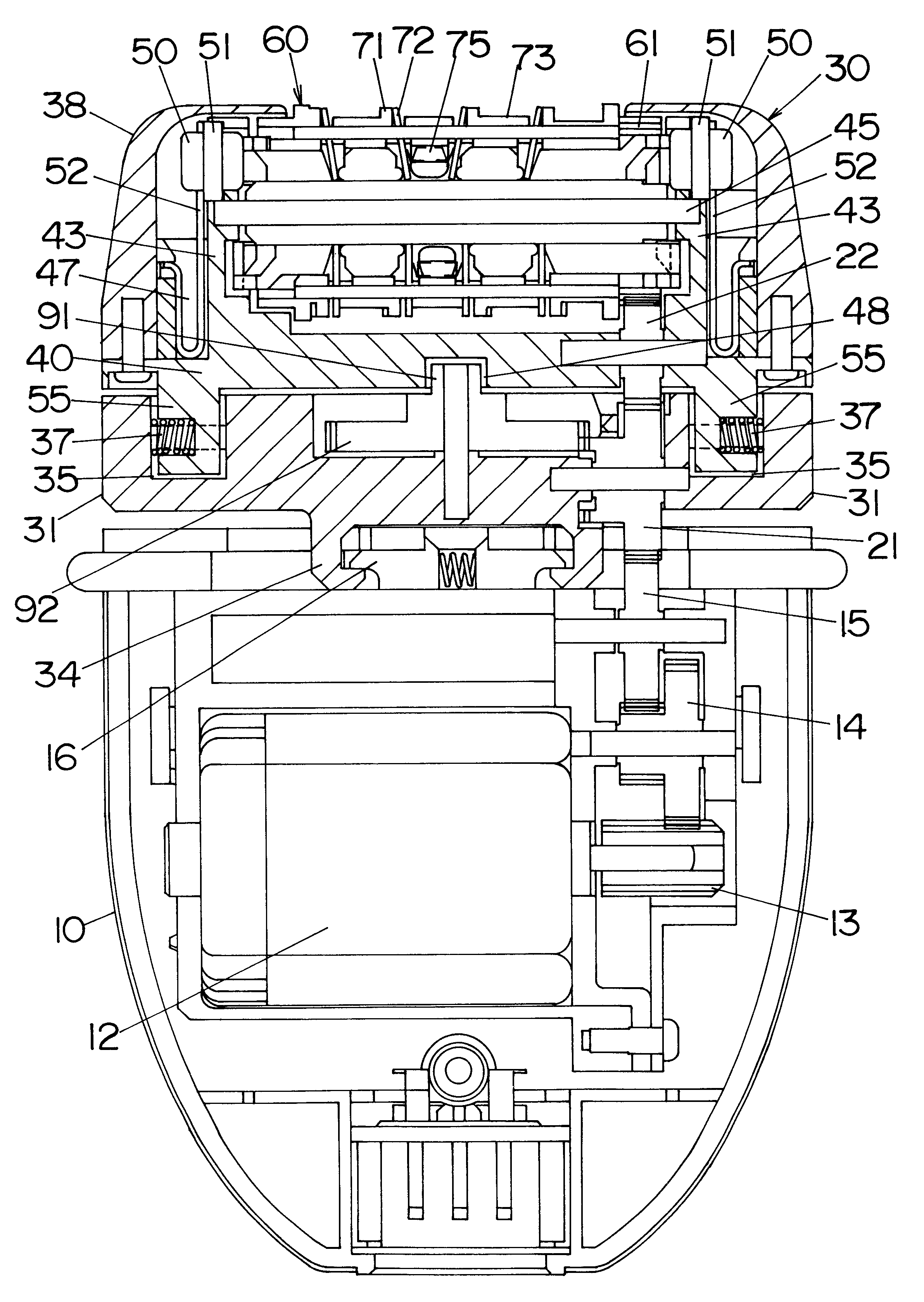 Hand-held epilating device