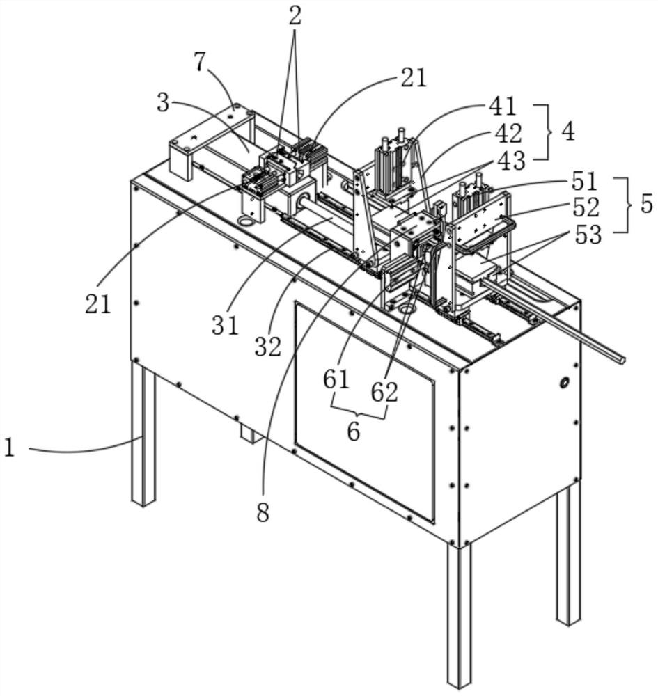 Guide pipe film-covering heat shrinking machine