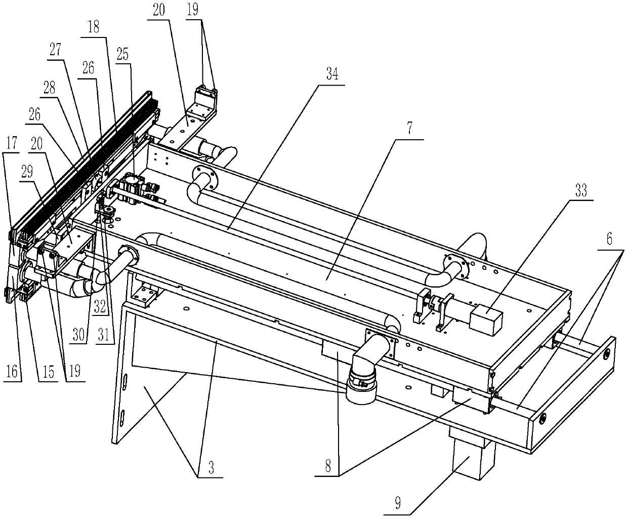 Automatic cleaning and vacuuming device for plastic sealing mold