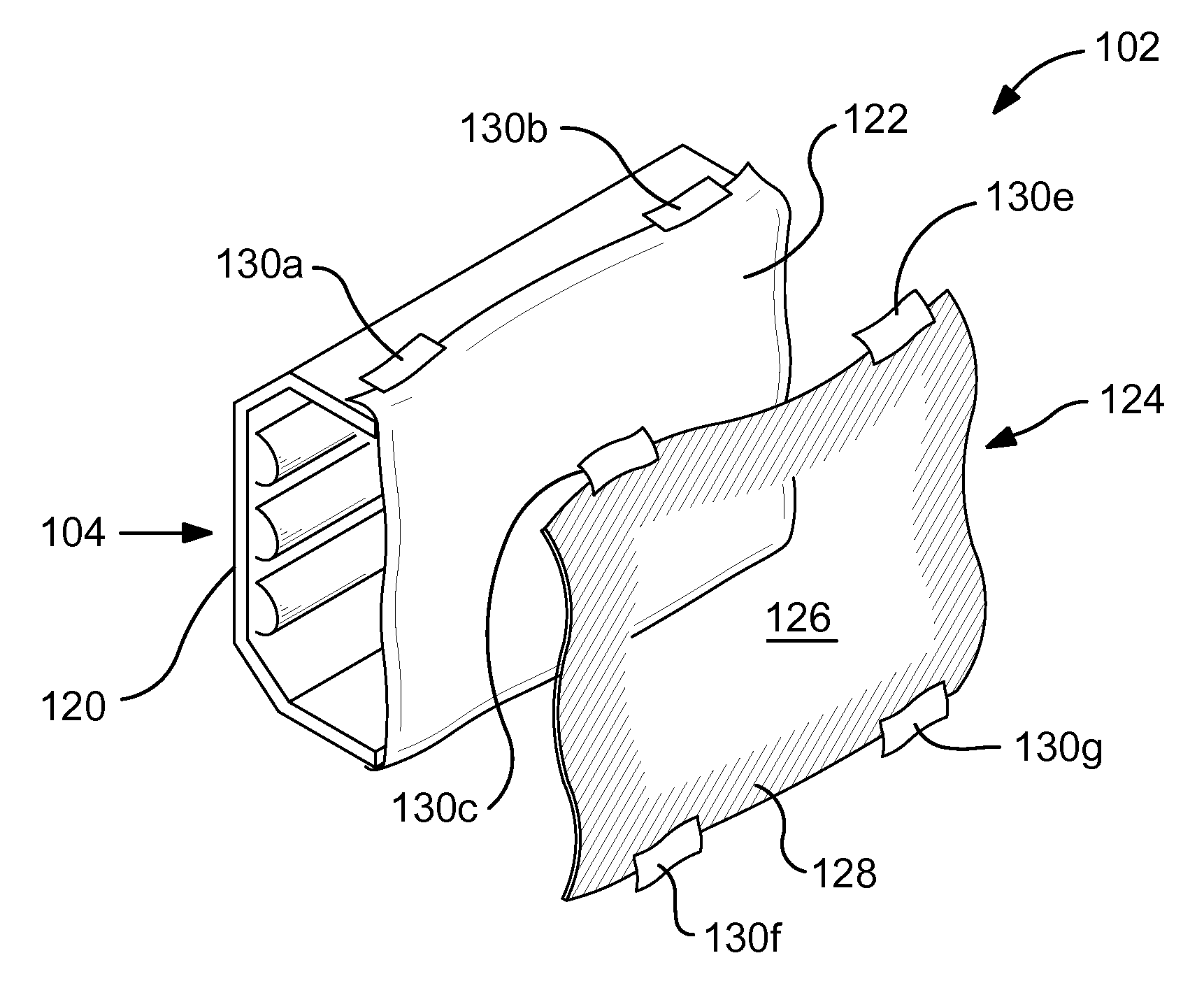 Control of emitted light from luminaire