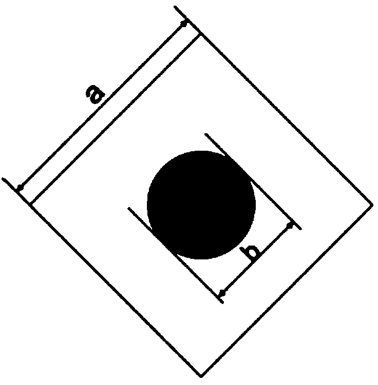 Method for matching simulation grating based on hidden image lattice point area ratio