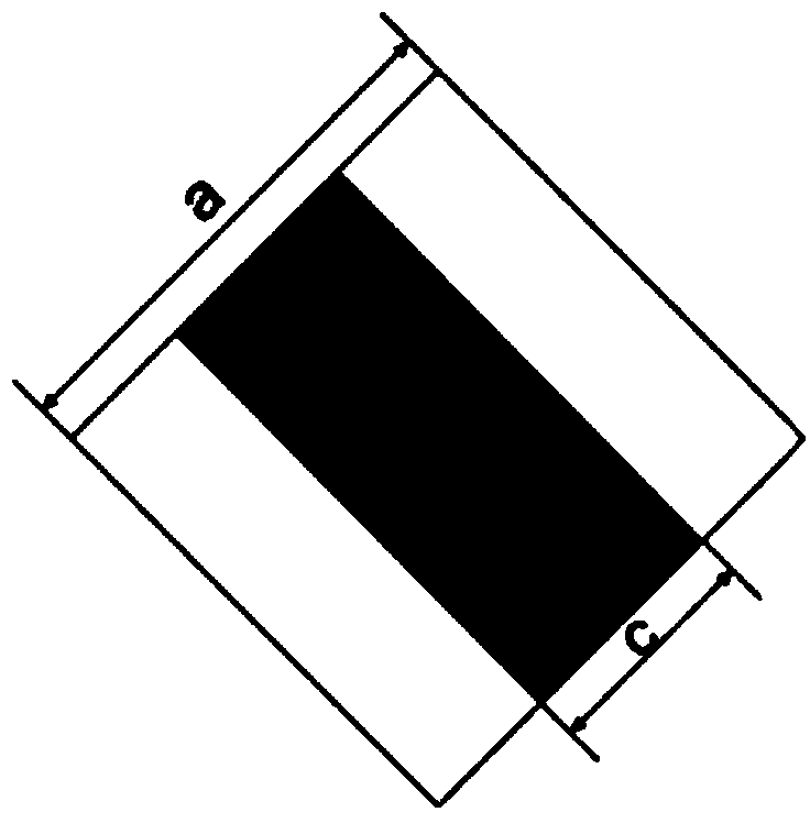 Method for matching simulation grating based on hidden image lattice point area ratio