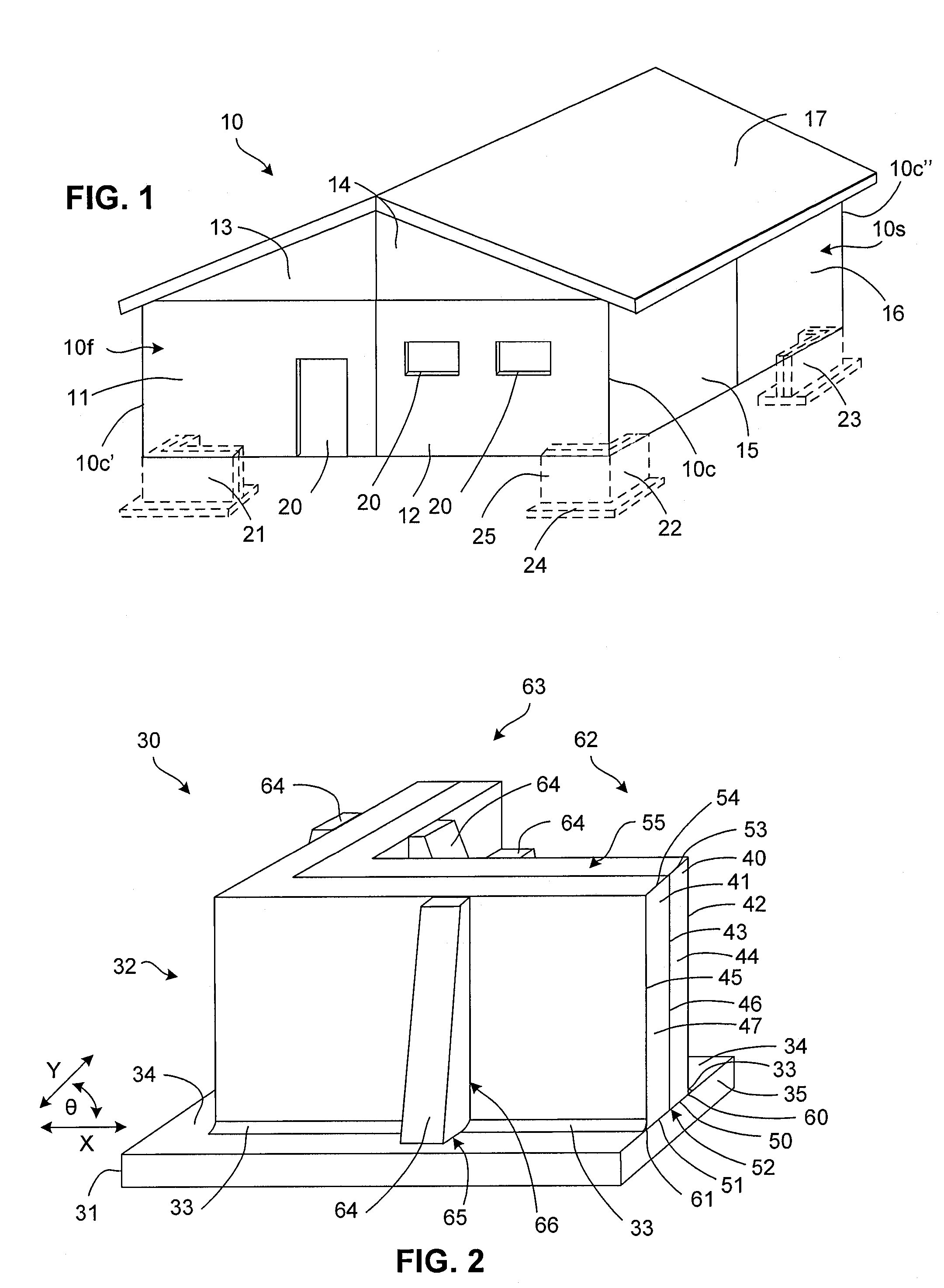 Sandwich panel ground anchor and ground preparation for sandwich panel structures