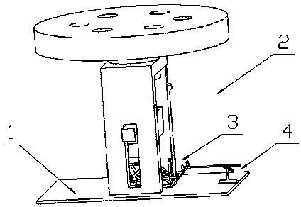 Device for badminton knee bending exercise