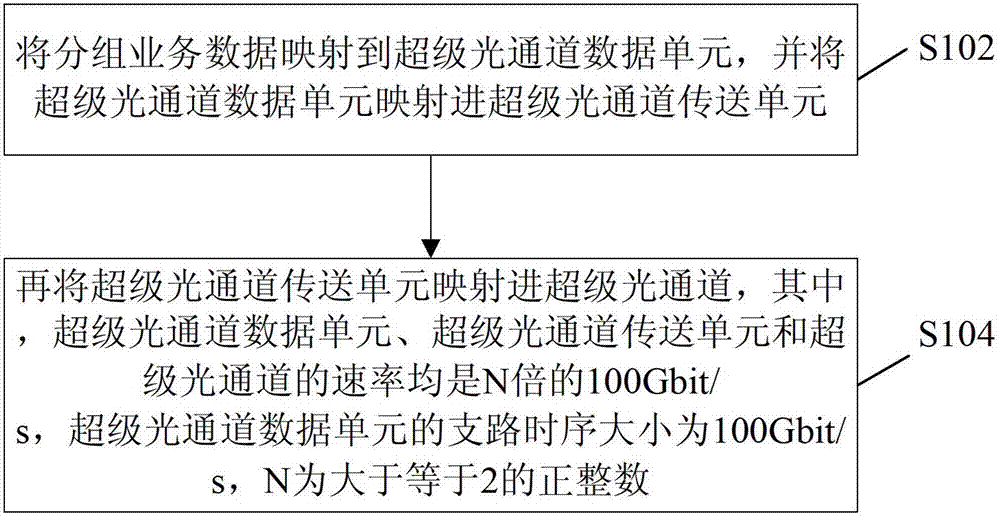 A data mapping method and an apparatus for an optical transport network