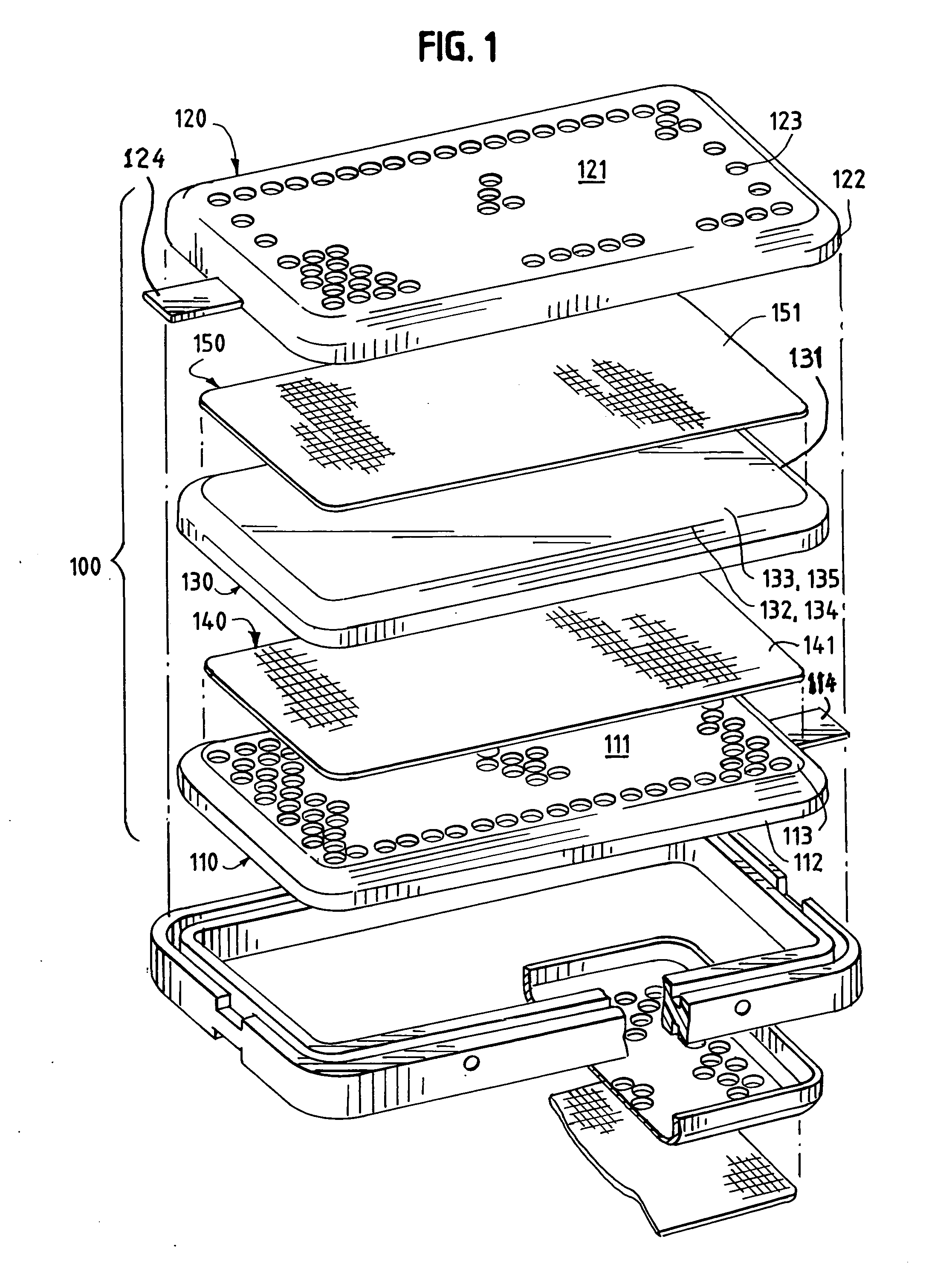 Liquid feed fuel cell with nested sealing configuration