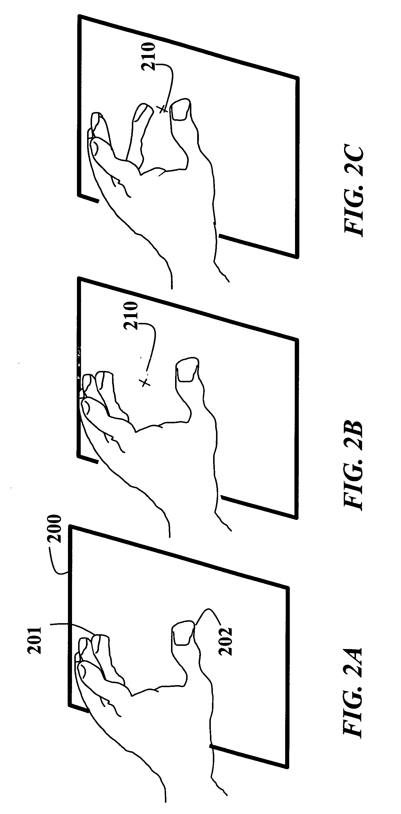 Method and system for emulating a mouse on a multi-touch sensitive surface