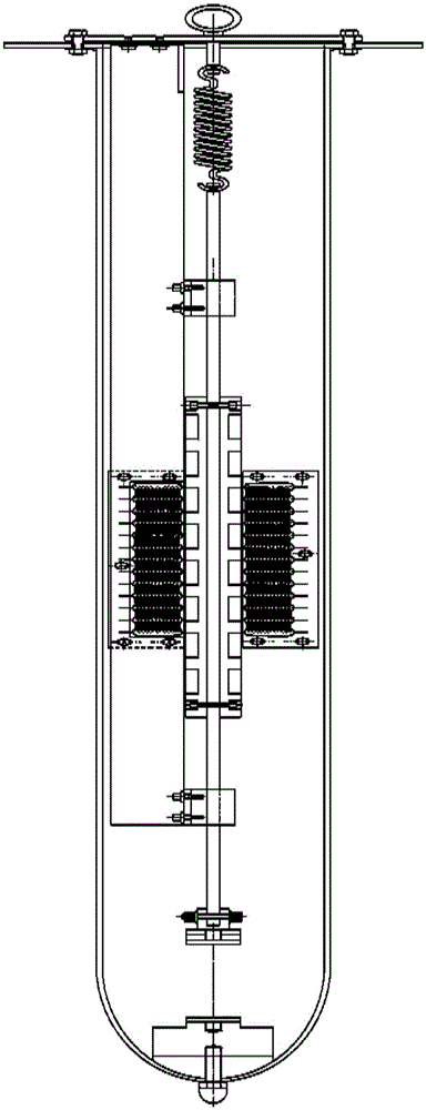 Floating tube wave generator