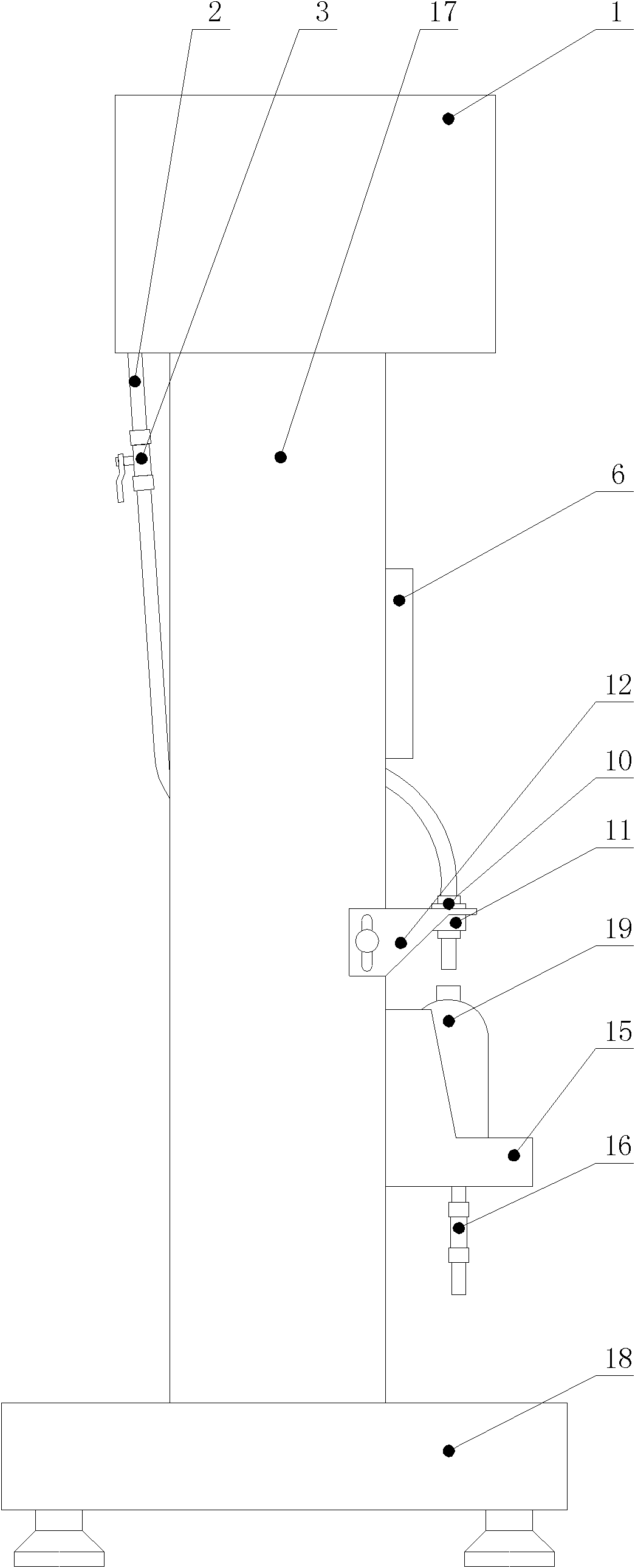 Automatic conducting-liquid bottling device