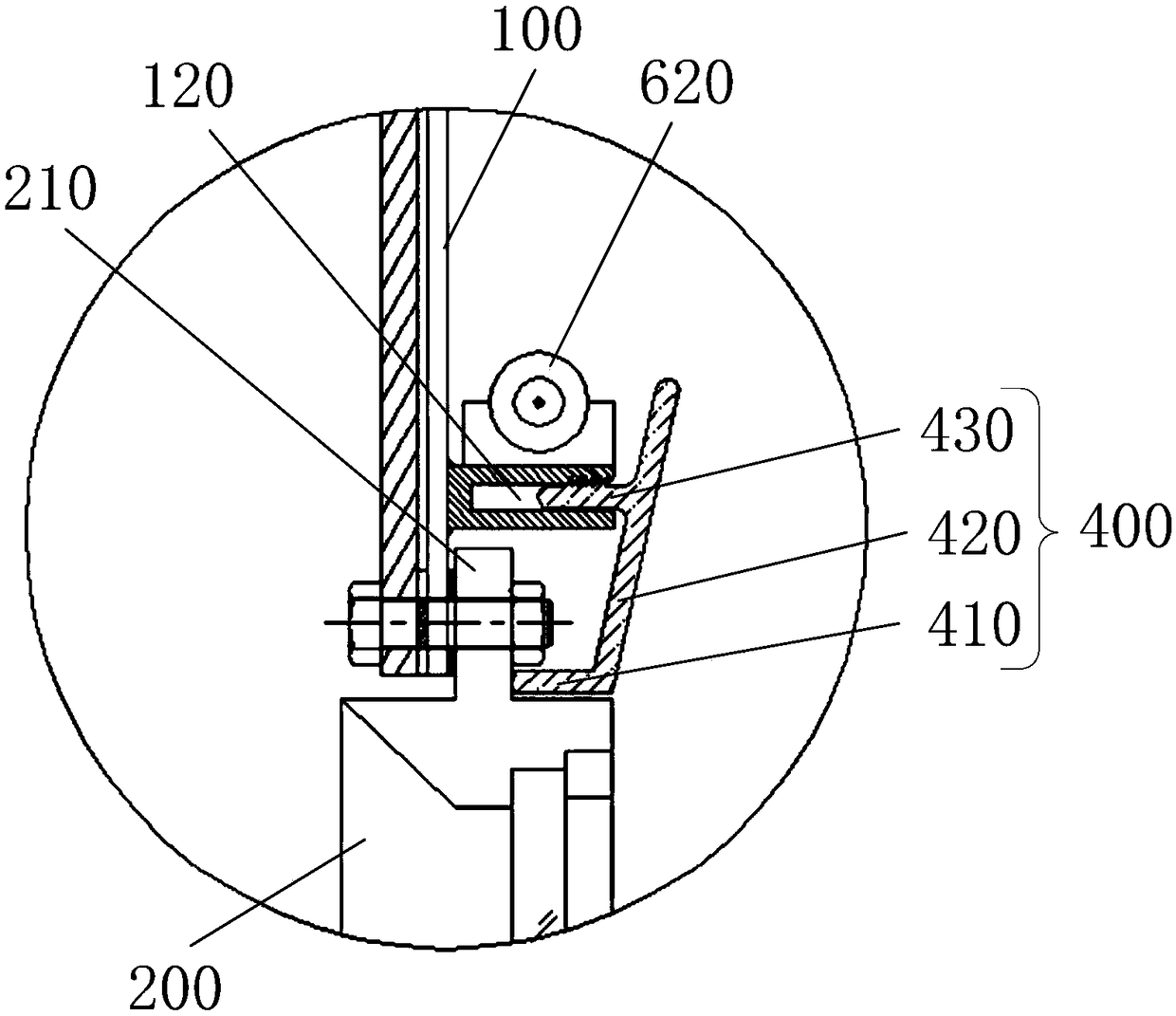 Window frame and drip tray for ship and ship