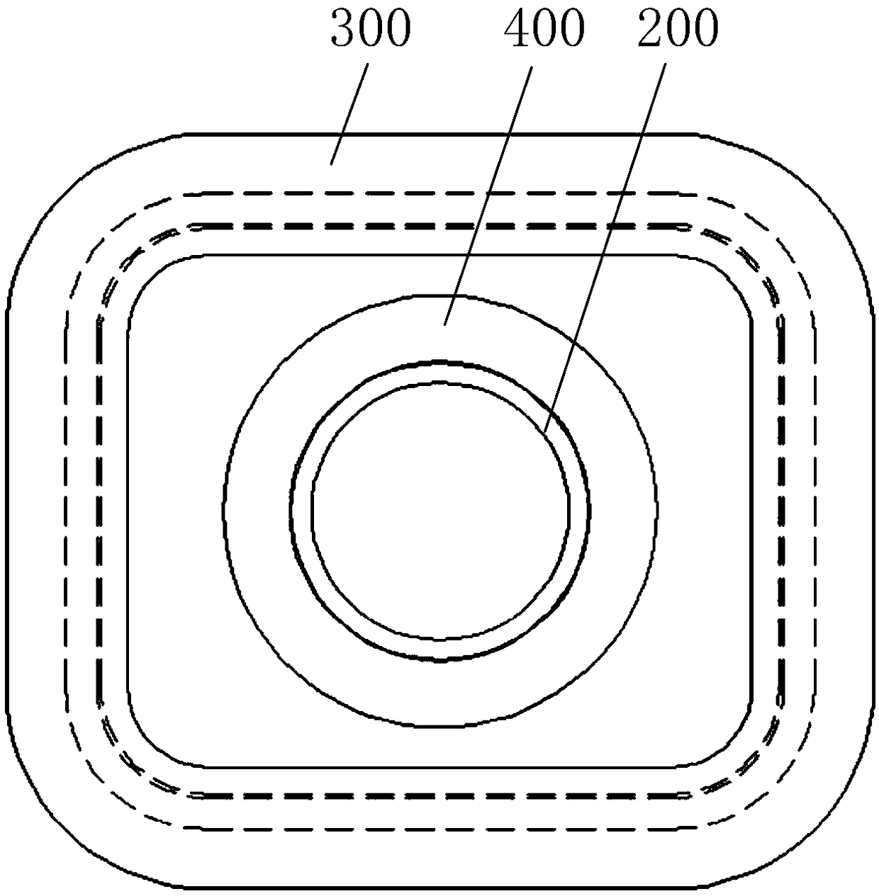 Window frame and drip tray for ship and ship