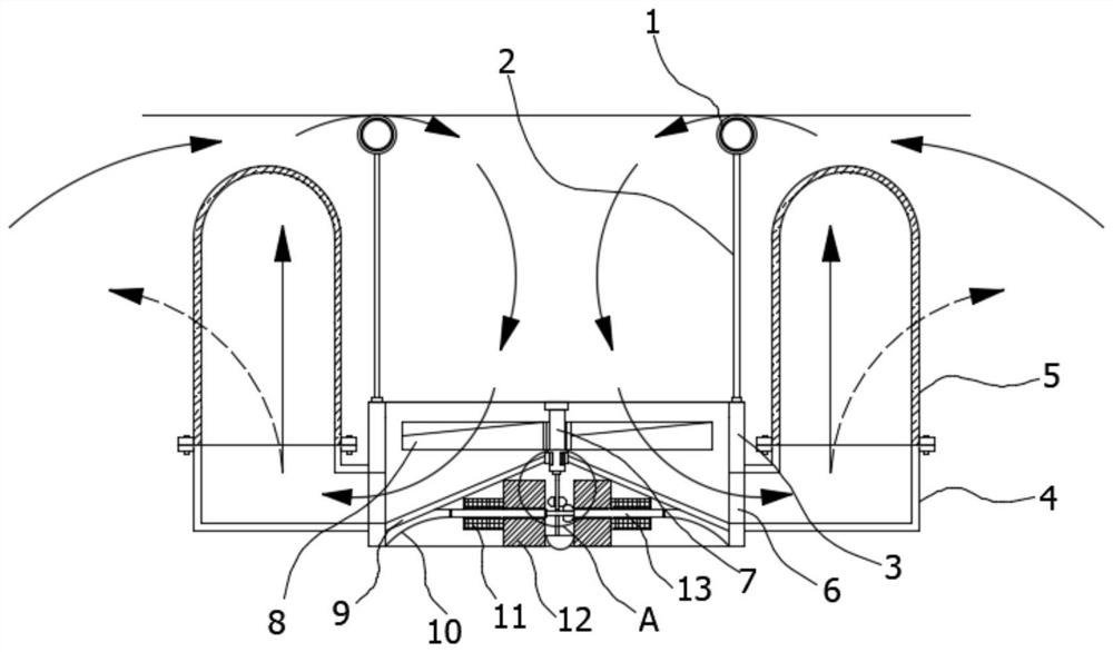 An aeration tank foam treatment device