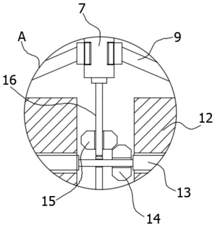 An aeration tank foam treatment device