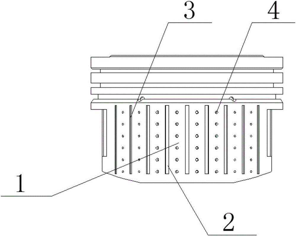 Engine piston capable of saving energy and prolonging service life