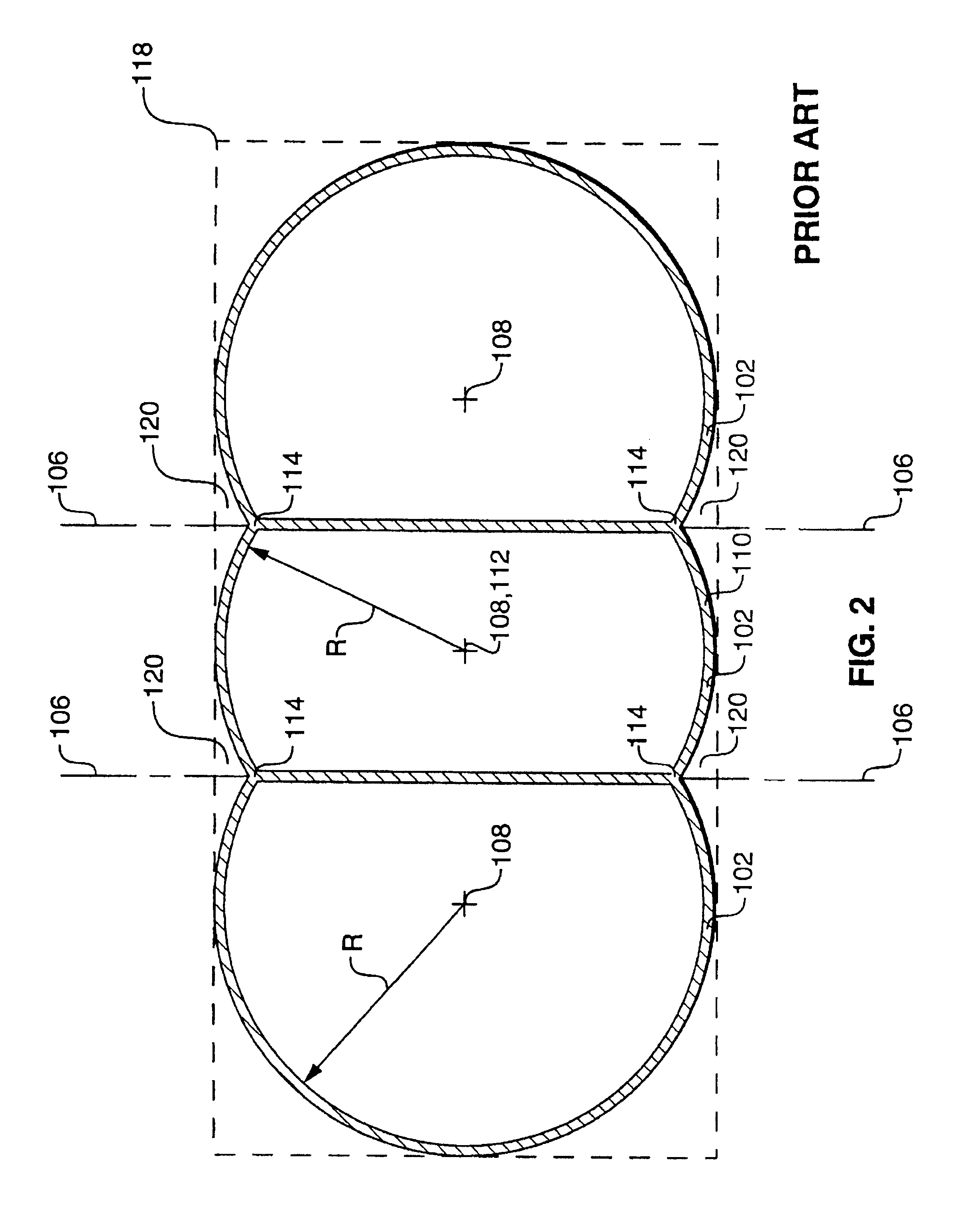 Composite conformable pressure vessel