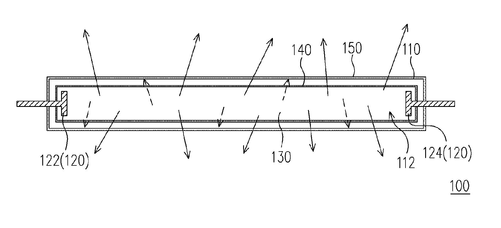 Method for improving color purity of light source module and fluorescent lamp and LED device applying the method