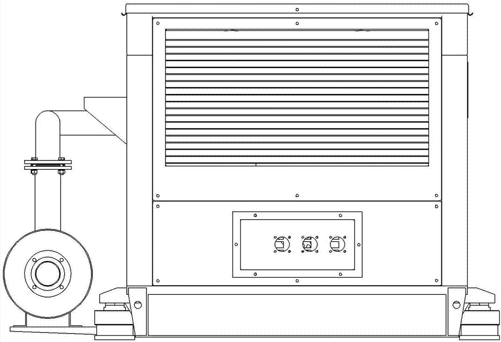 High power density mute diesel engine generator