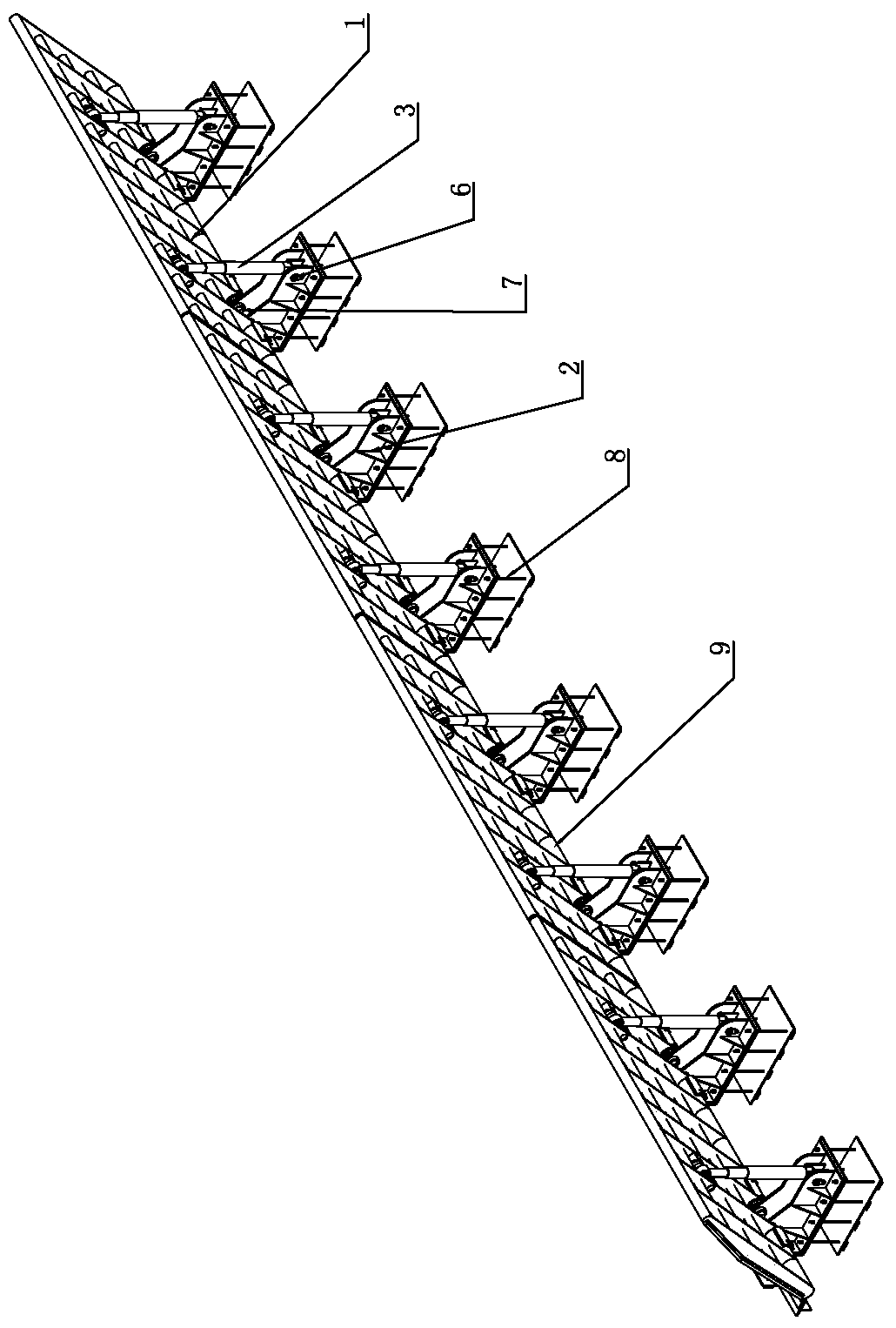 Gantry crane integrated dam