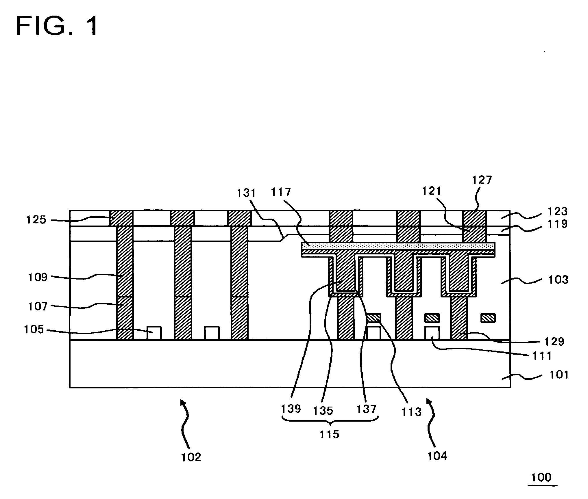 A semiconductor device including a memory unit and a logic unit