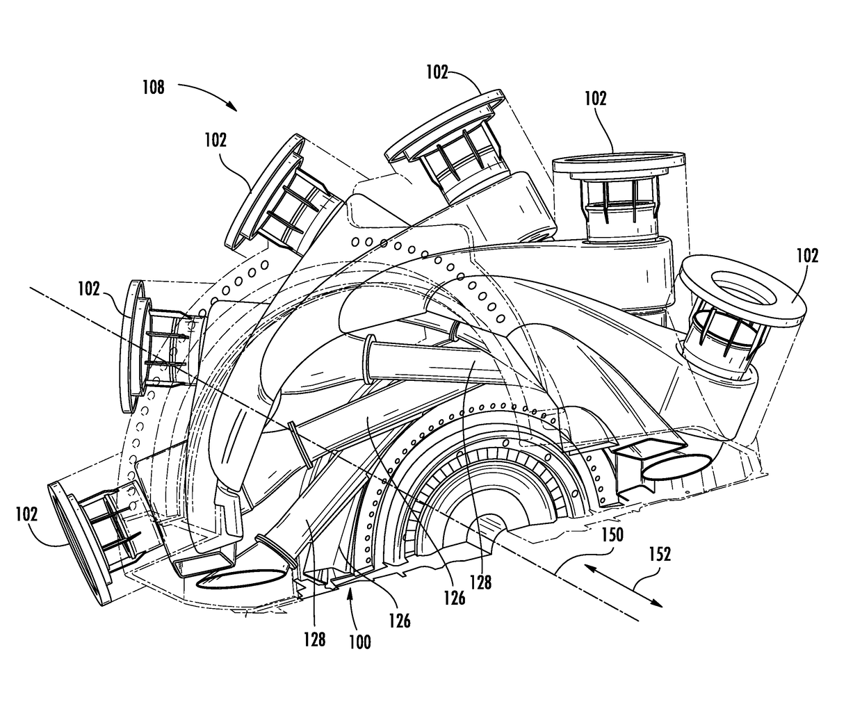 Converging flow joint insert system at an intersection between adjacent transitions extending between a combustor and a turbine assembly in a gas turbine engine