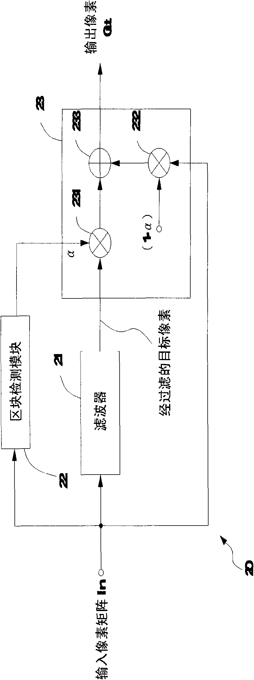 Block removing device and method