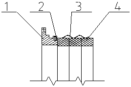 A multi-point pressing high temperature resistant dynamic sealing device