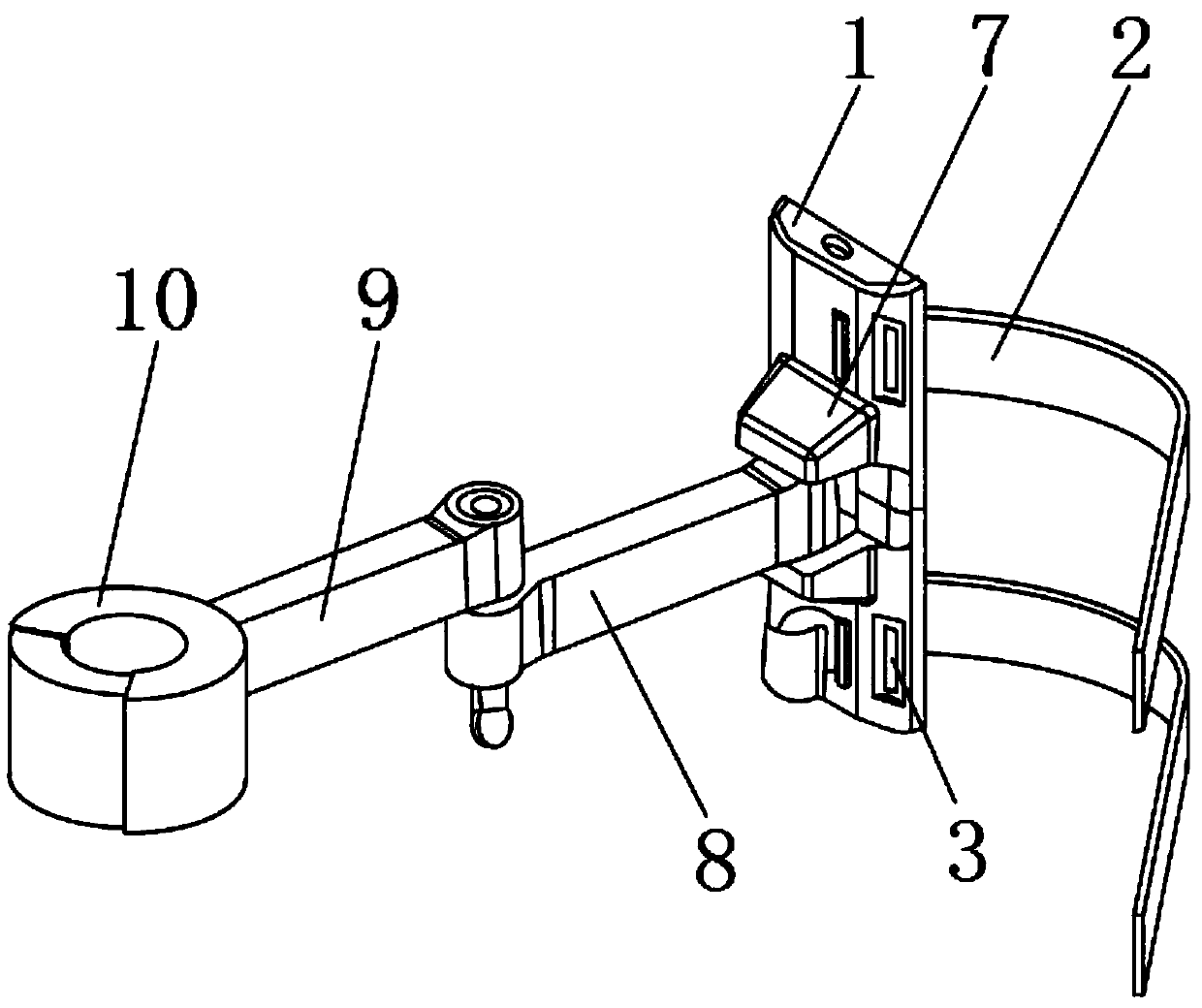 Glass fiber first-twist broken yarn detection device