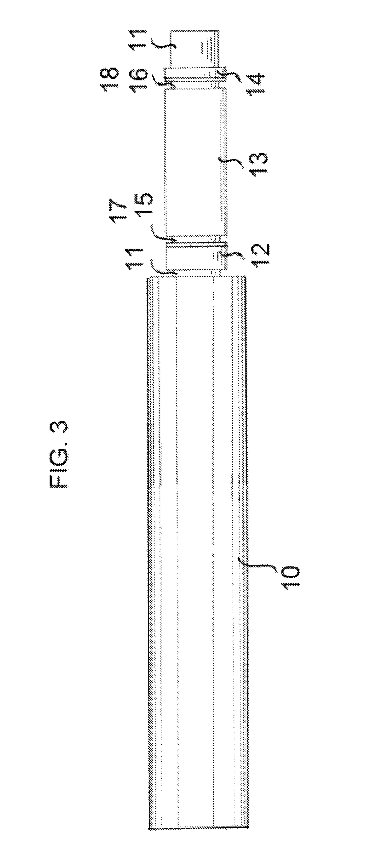 Single-hand self-contained cohesive stretch film baggage wrapping device