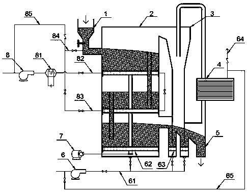 Multilayer-rotation grain-drying fluidized bed