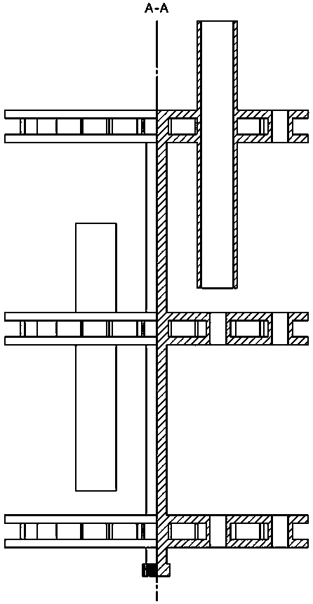 Multilayer-rotation grain-drying fluidized bed