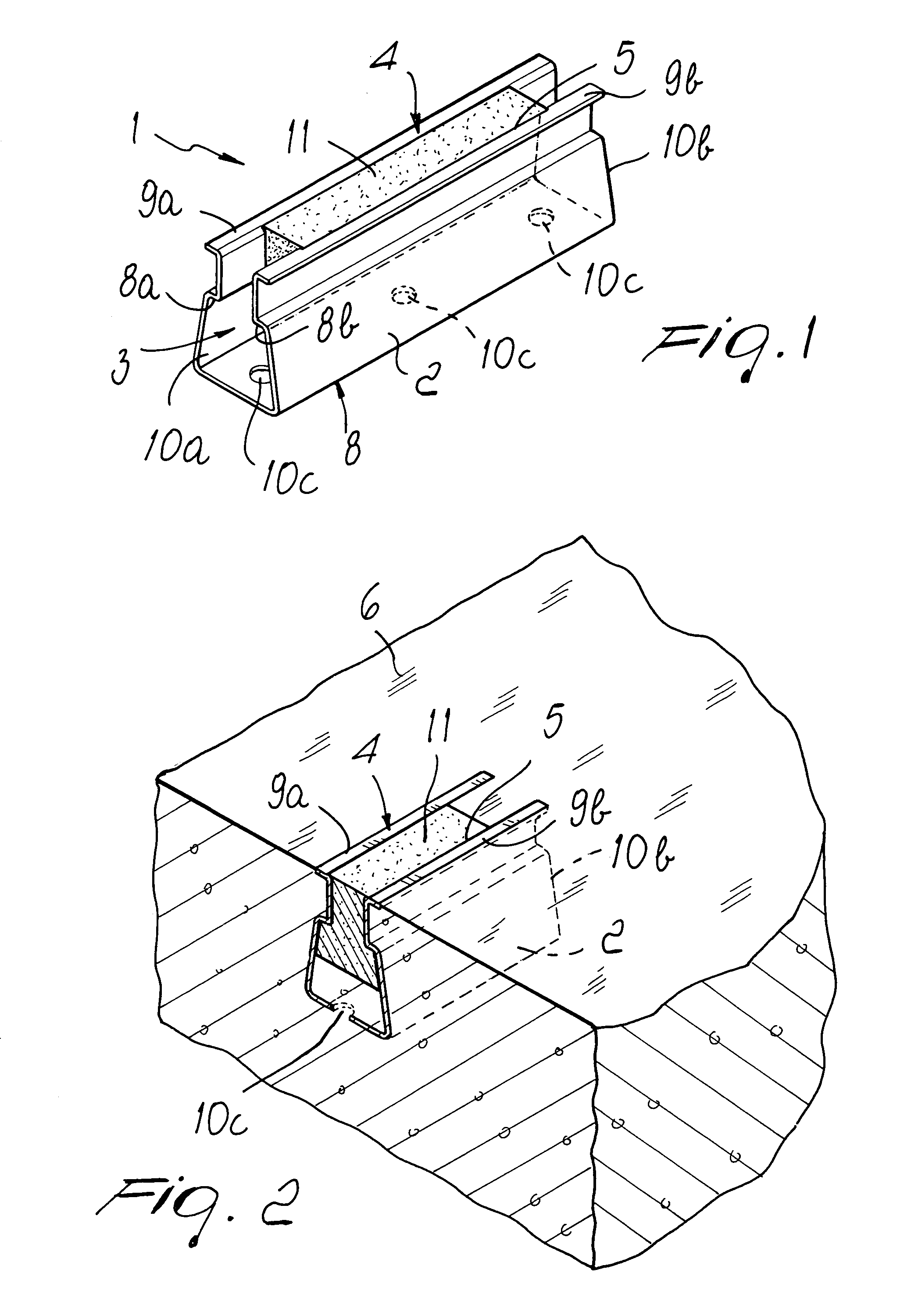 Anchoring insert for embedding in a concrete component and concrete component provided therewith