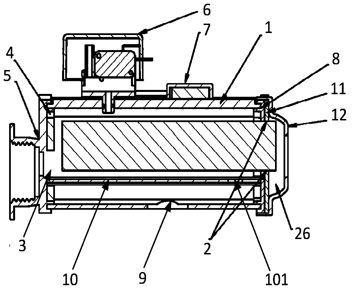 Multilayer heating unit PTC heater