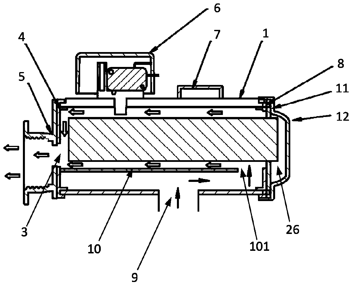 Multilayer heating unit PTC heater