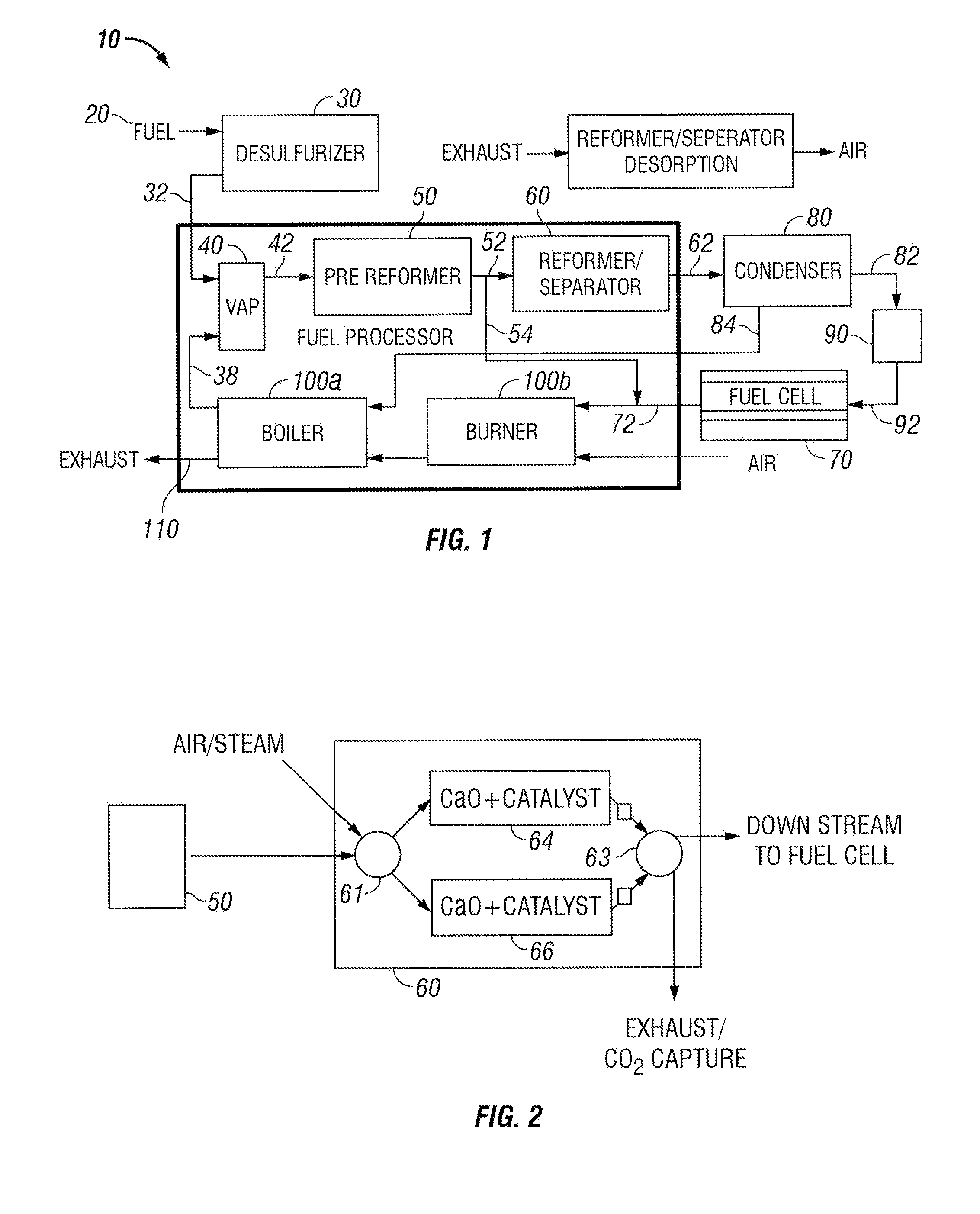 Diesel Steam Reforming With CO2 Fixing