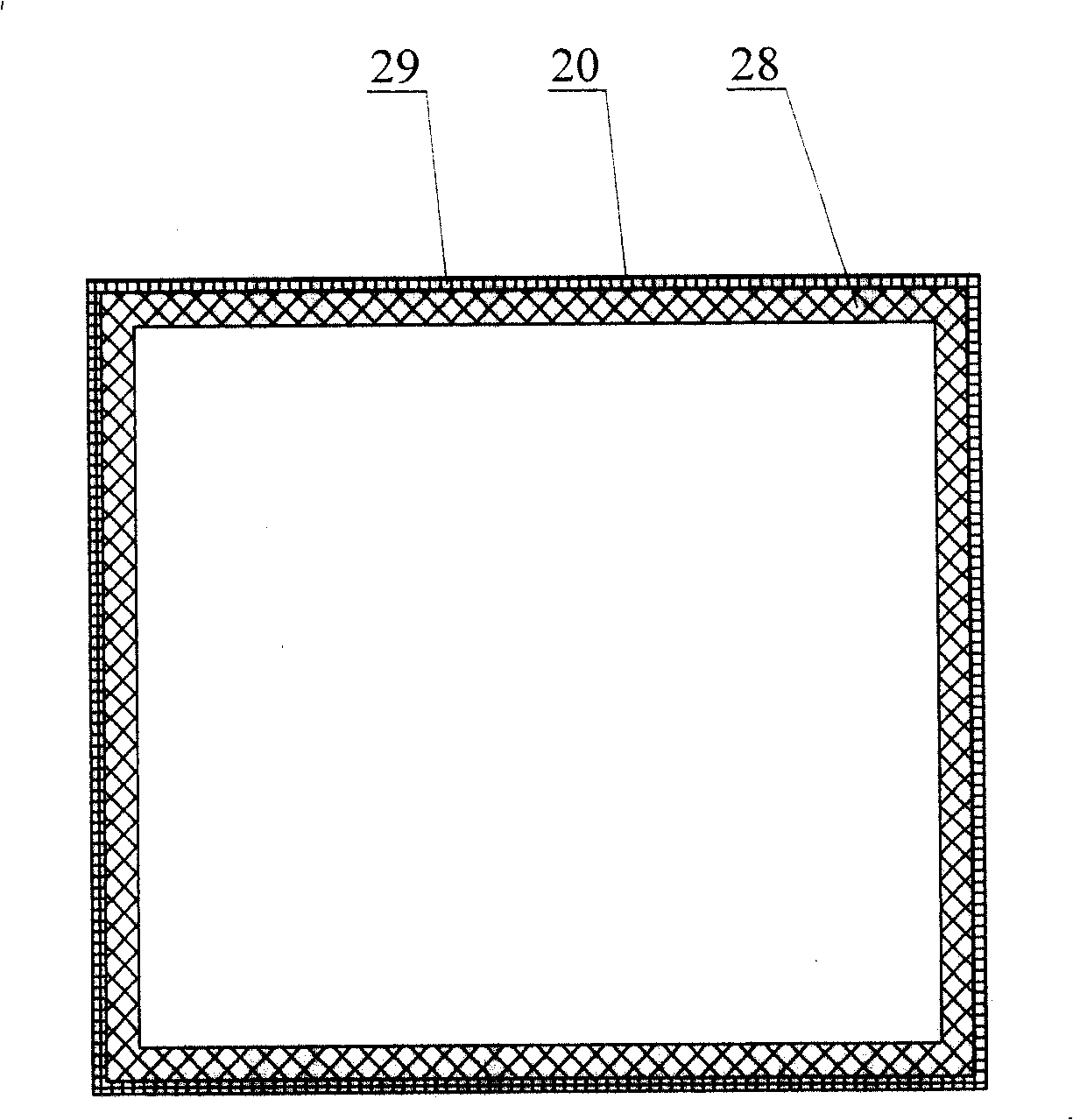 Gas directional radiating device