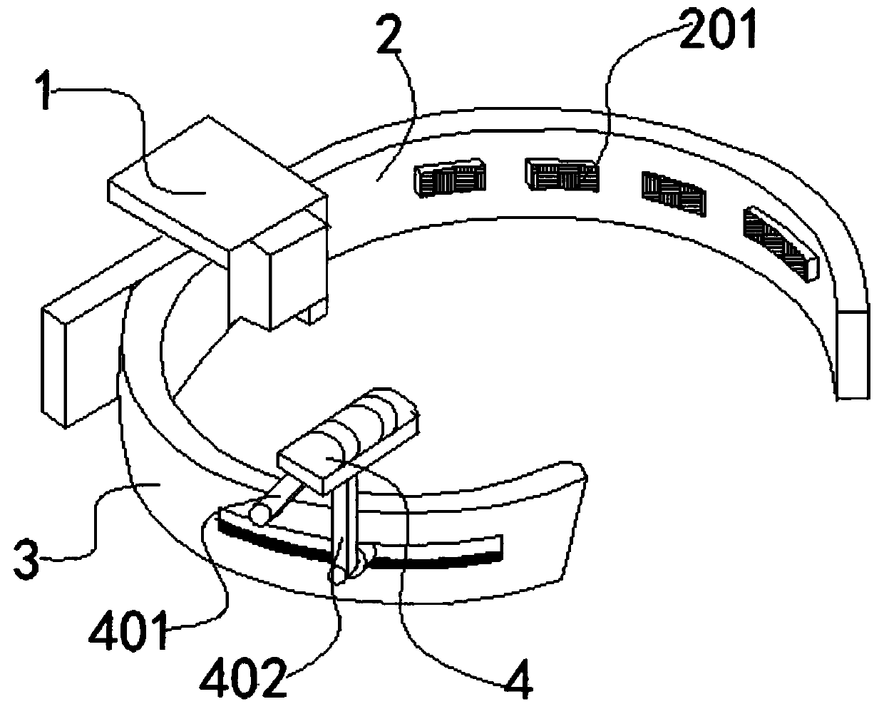 Self-tightening rod climbing device