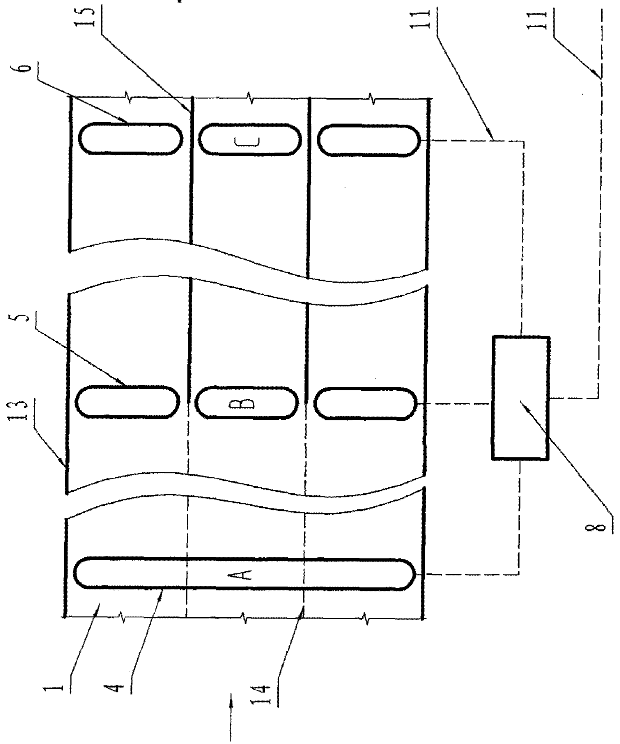 Real-time distribution control method of road traffic signal lamp