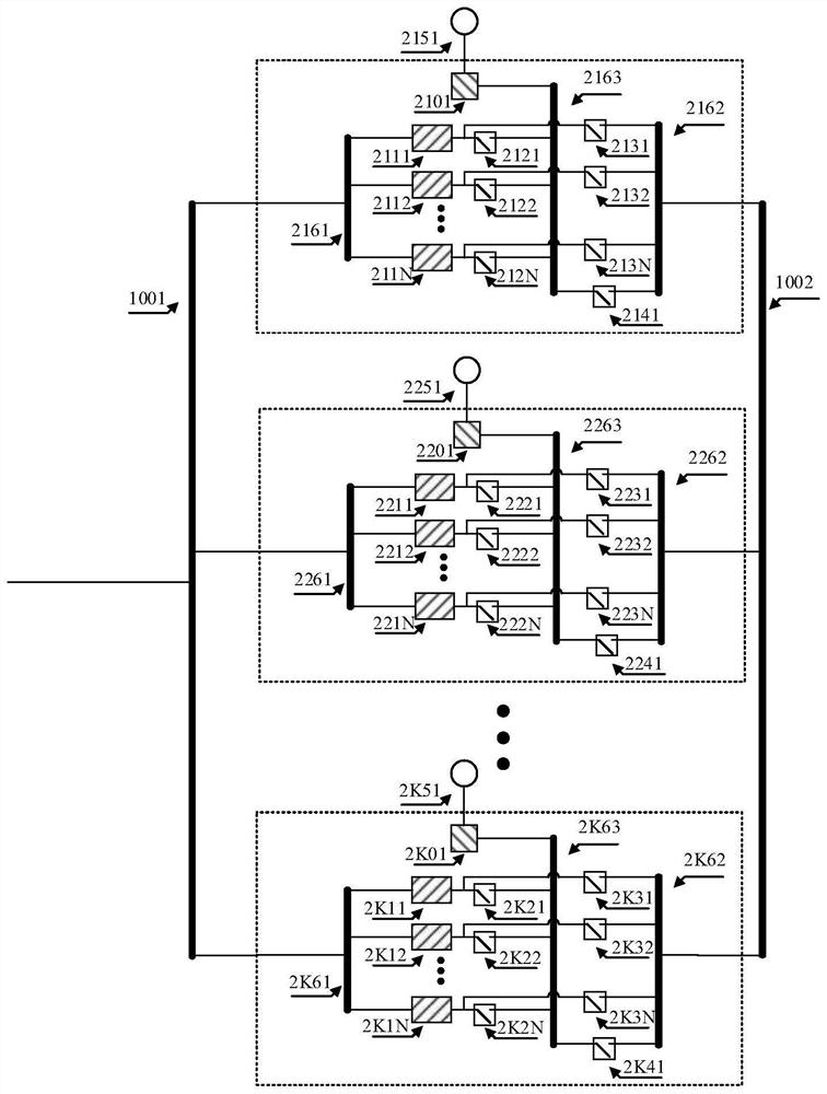 Integrated direct-current charging station electrical topology and operation control method thereof