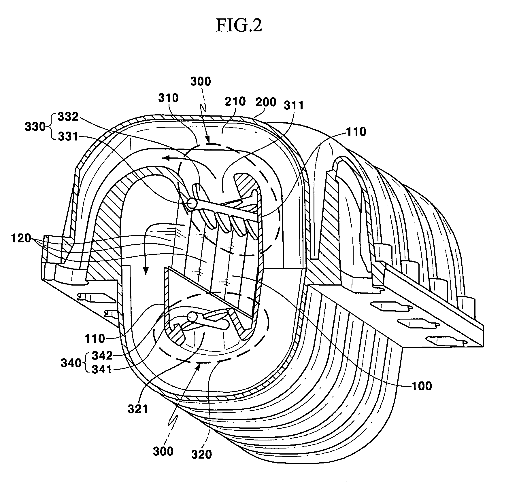 Variable intake system of a vehicle