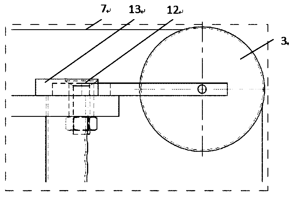 Bionic measuring device for adhesion of insect palate structure