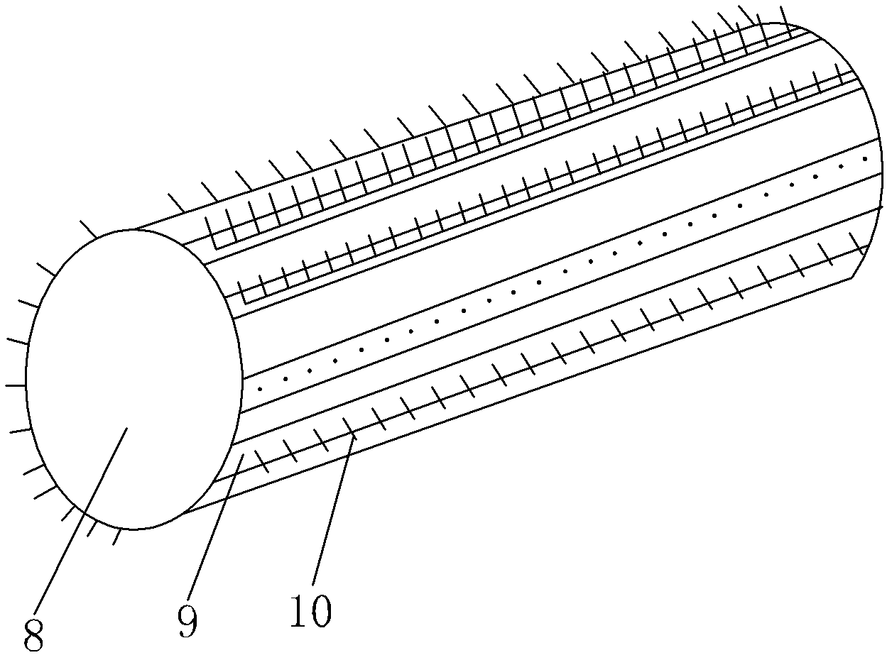 Automatic feeding machine for Monofilament mattress